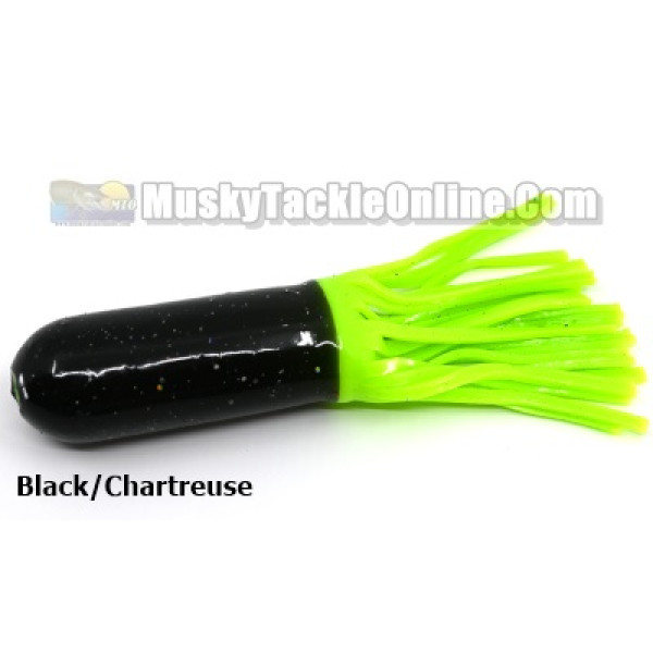 LUCKY RUDY×beatfpg Red October Baits Ninja Tube - Unrigged - 3 Pack - Musky